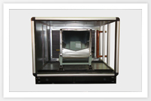 DCM's horizontal central station air handling unit AHU front view
